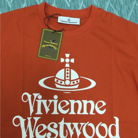 🏖️🕶️Women’s Orb Crewneck T-Shirts Orange 🍊 - Picture 6 of 9